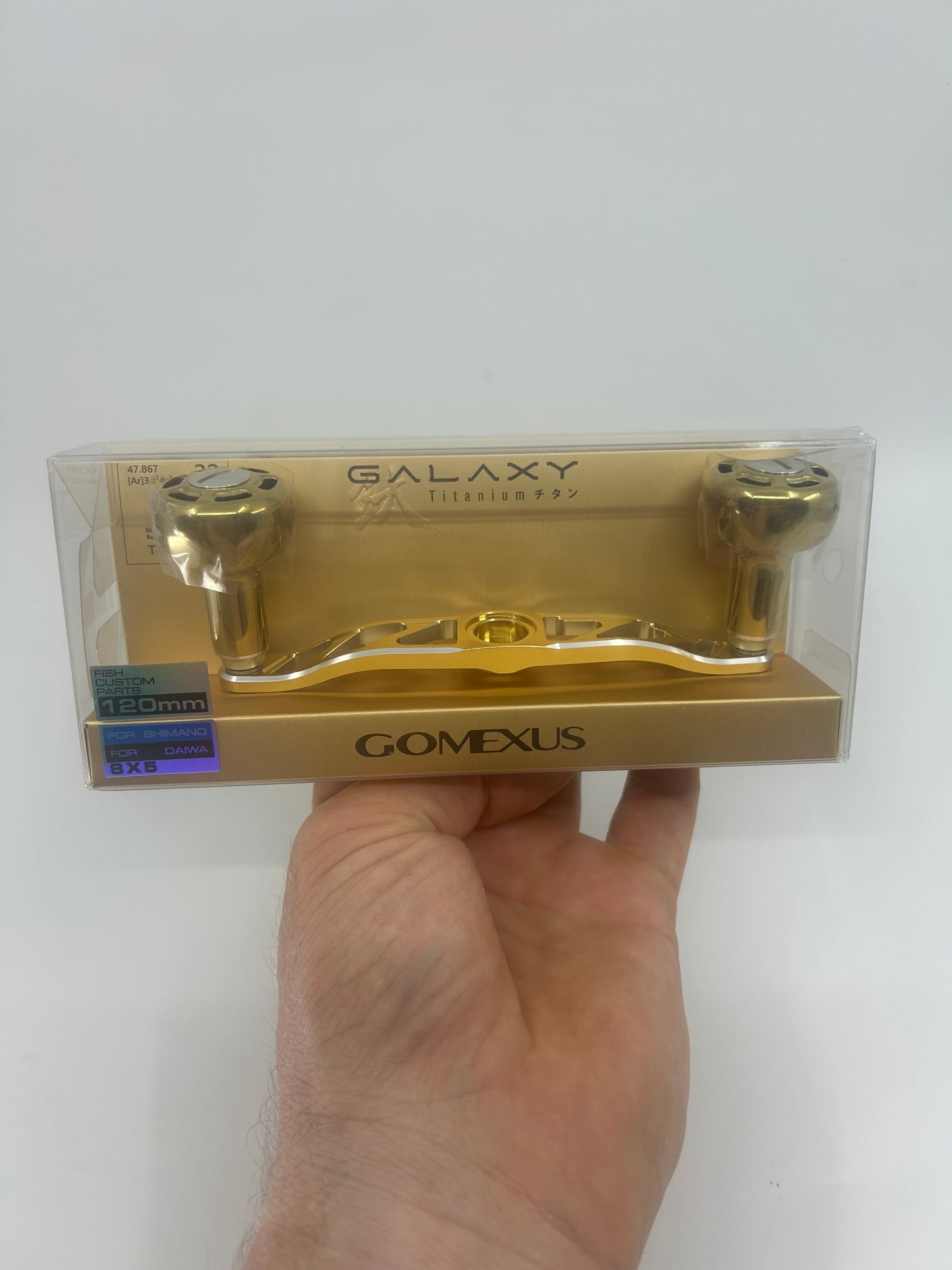 Gomexus Aluminium Handle For Baitcasting Reel With Titanium Knobs BDH-TA30