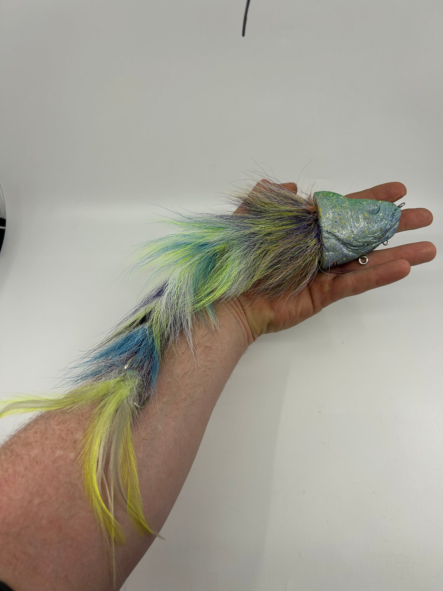 Redfin Head Articulated hybrid cod fly