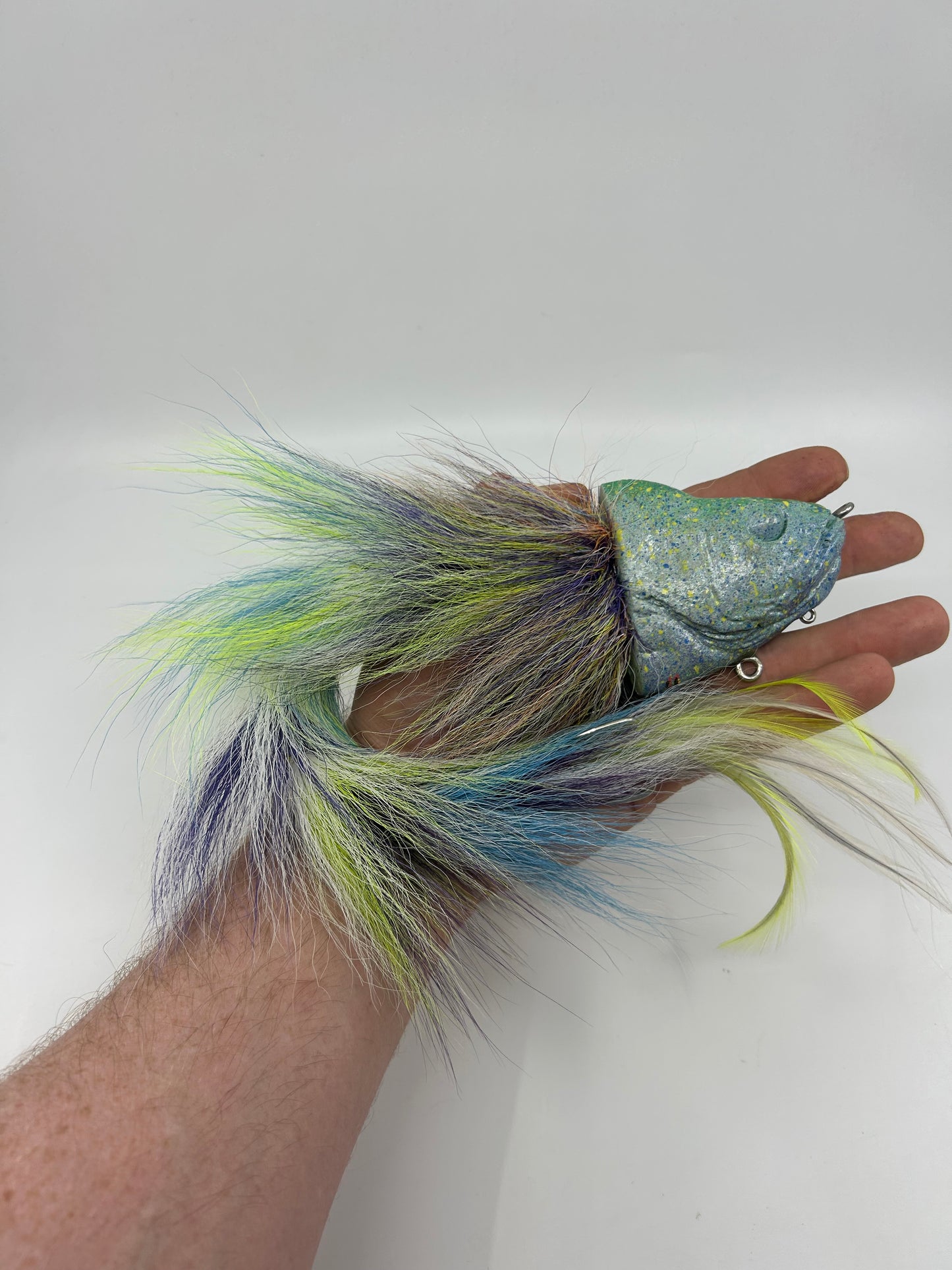 Redfin Head Articulated hybrid cod fly