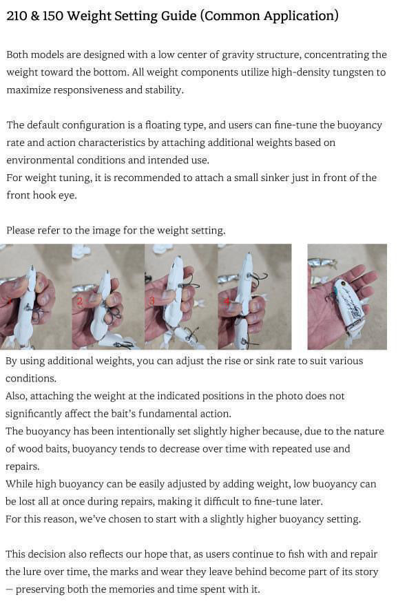 D-Gill 150 Timber Glide Bait