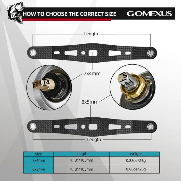 Gomexus Carbon Handle Cork Knob DC-CA27
