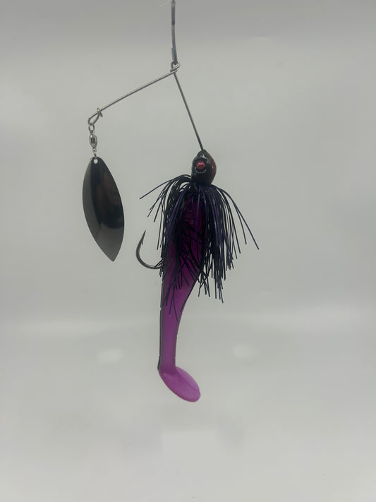 1 OZ Cod Bomber Size 5 Willow Blade Black Nickle