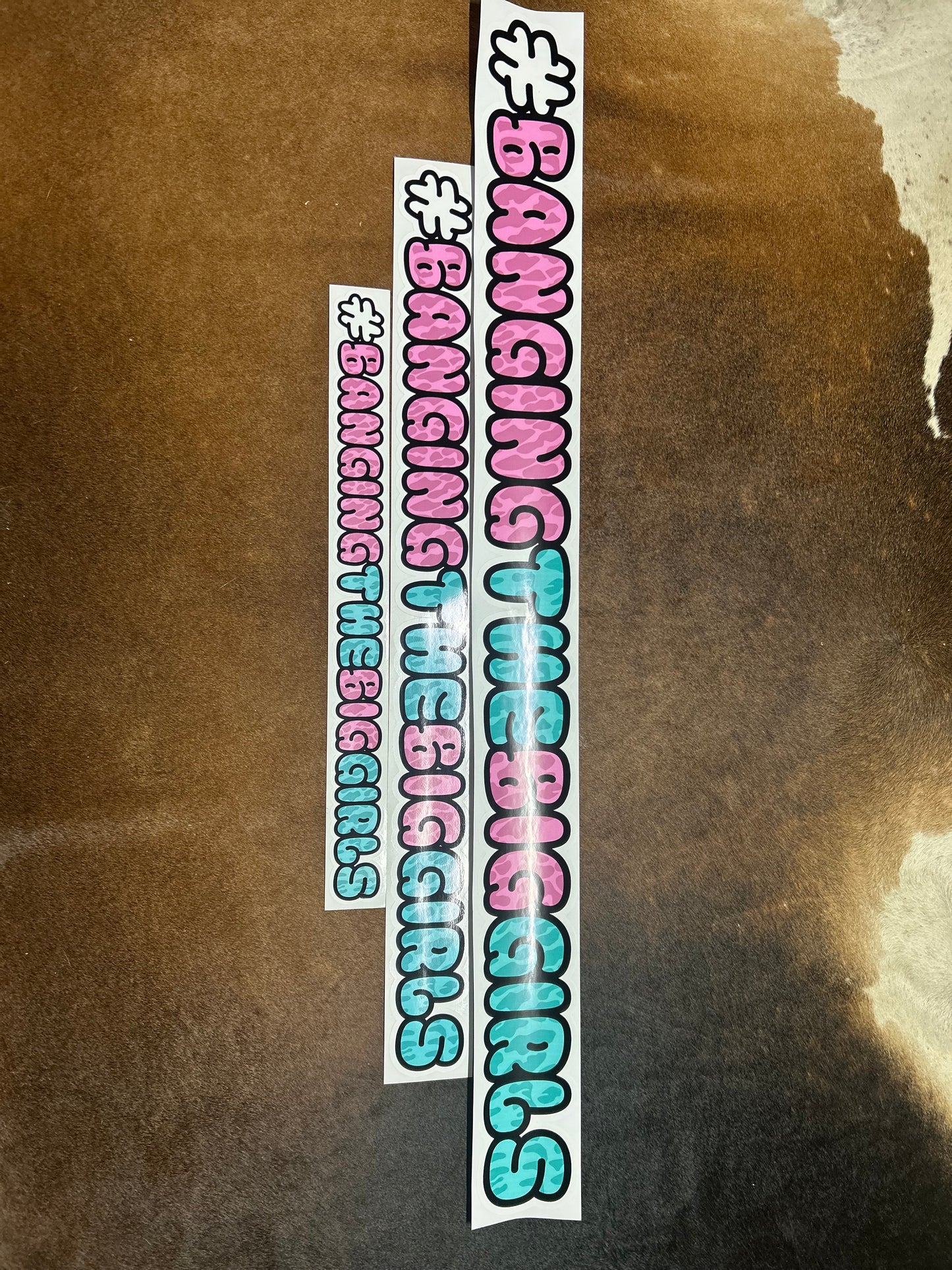 Banging The Big Girls Stickers