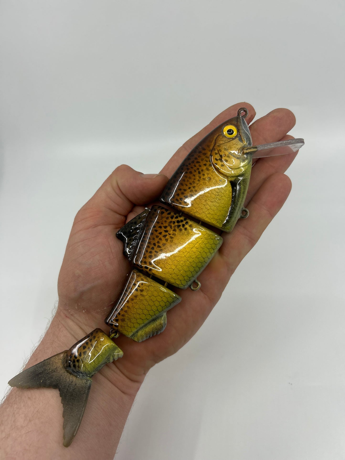 8" Bibbed Swimbait Brown Trout
