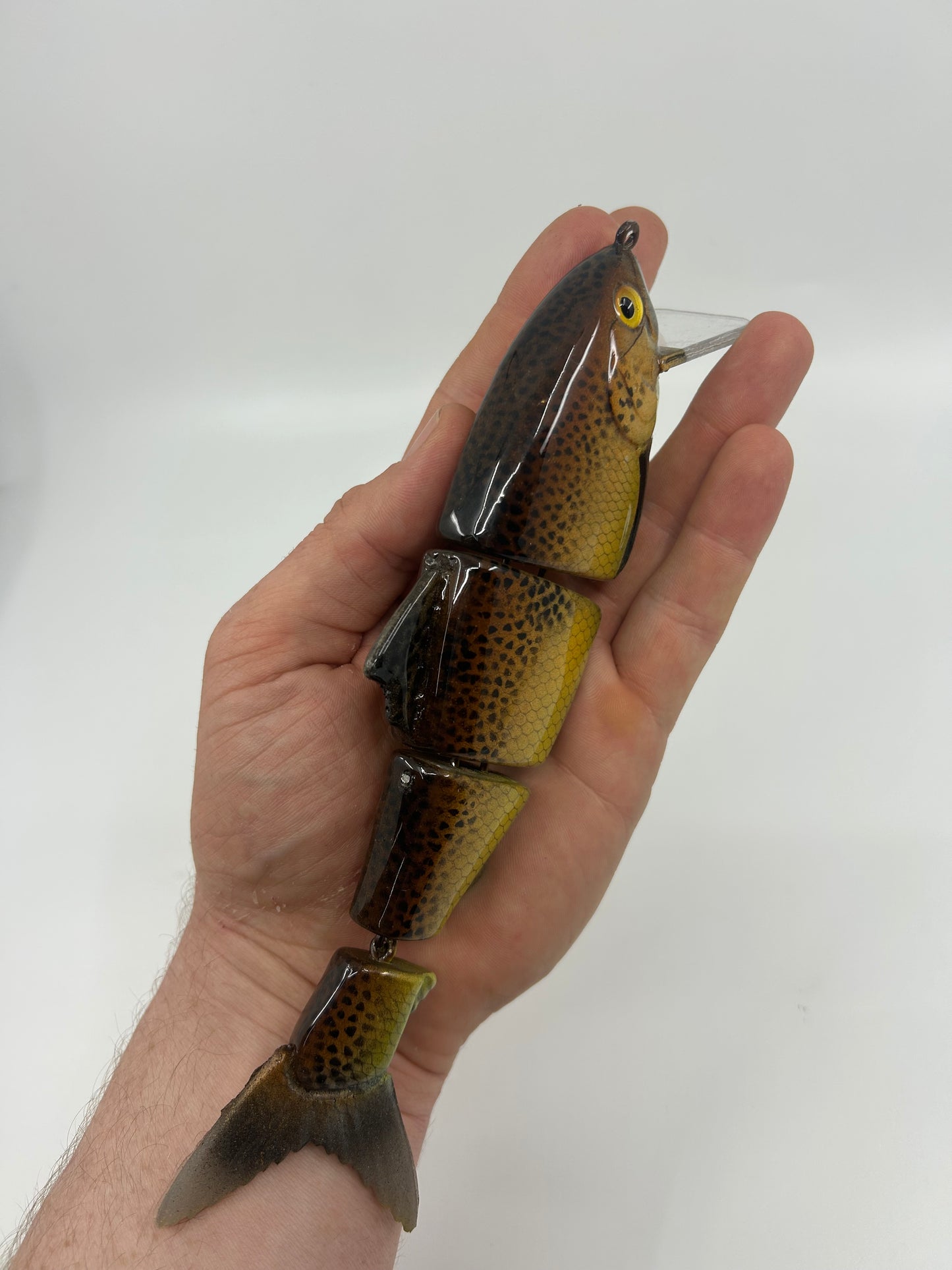 8" Bibbed Swimbait Brown Trout