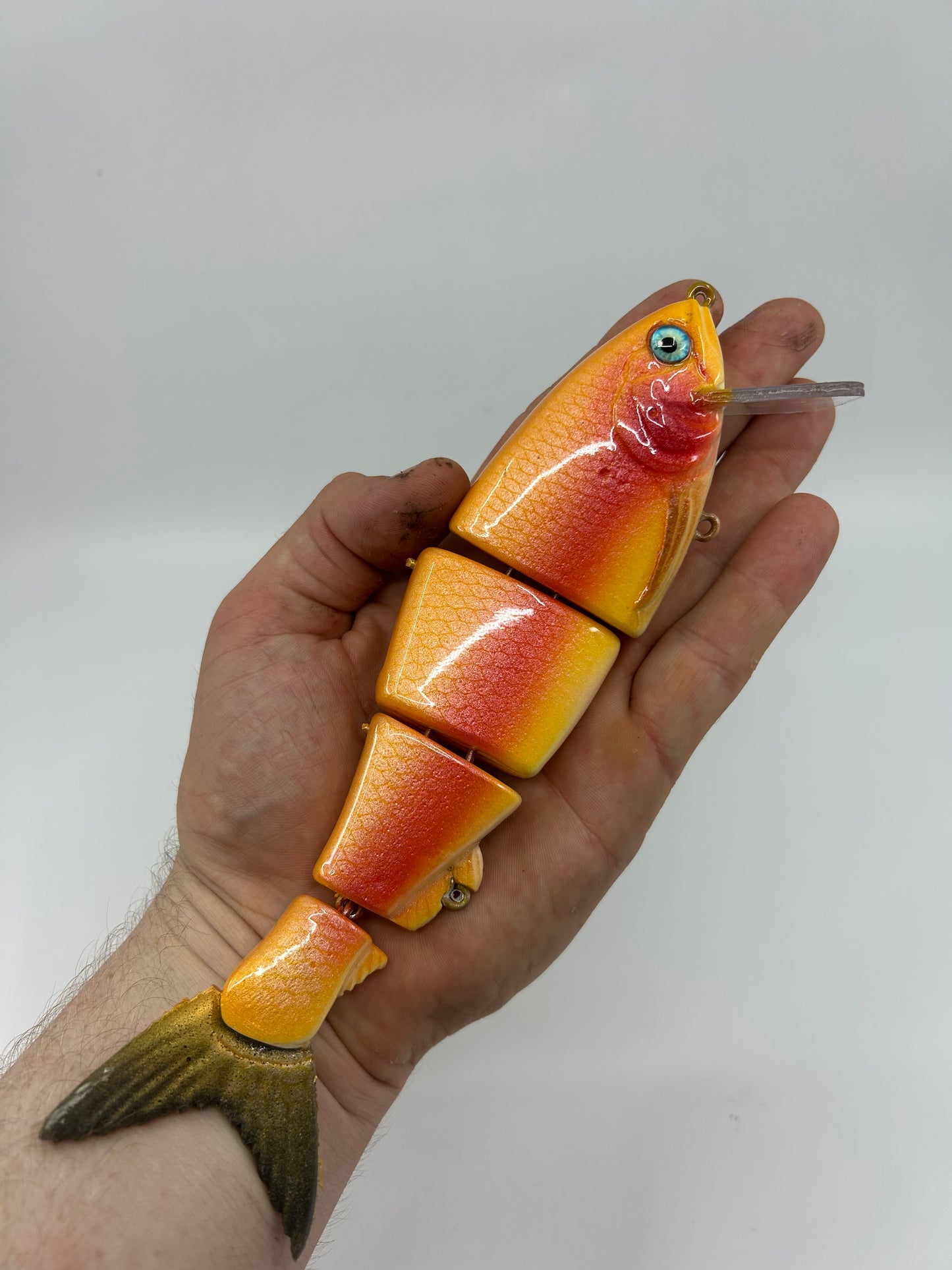 8" Bibbed Swimbait Lightning Trout