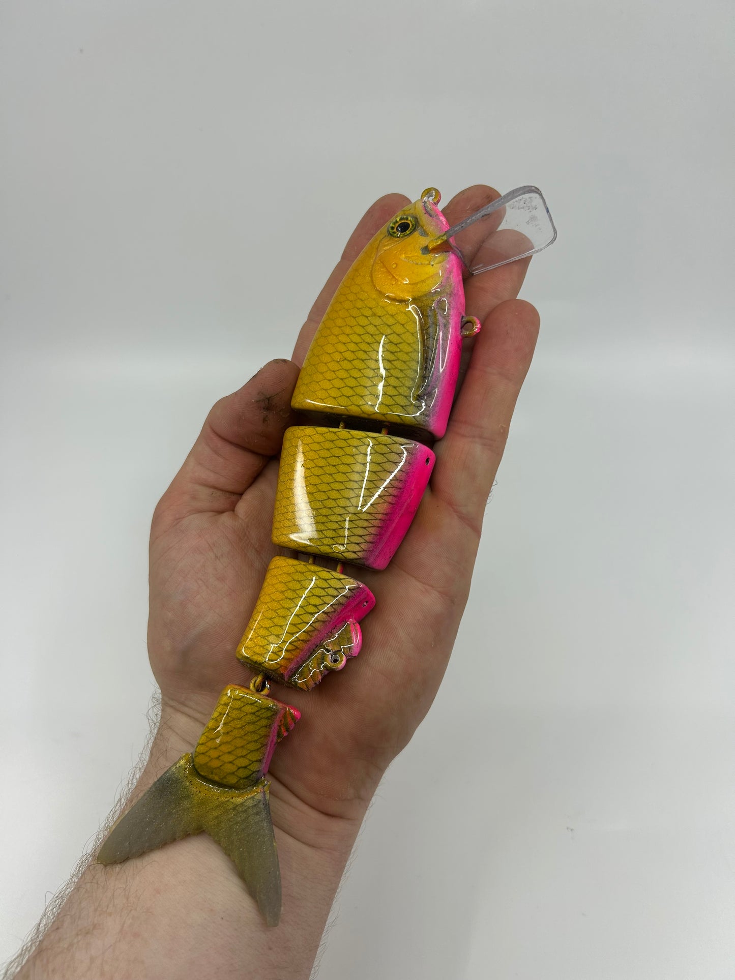 8" Bibbed Swimbait Pink Lemonade