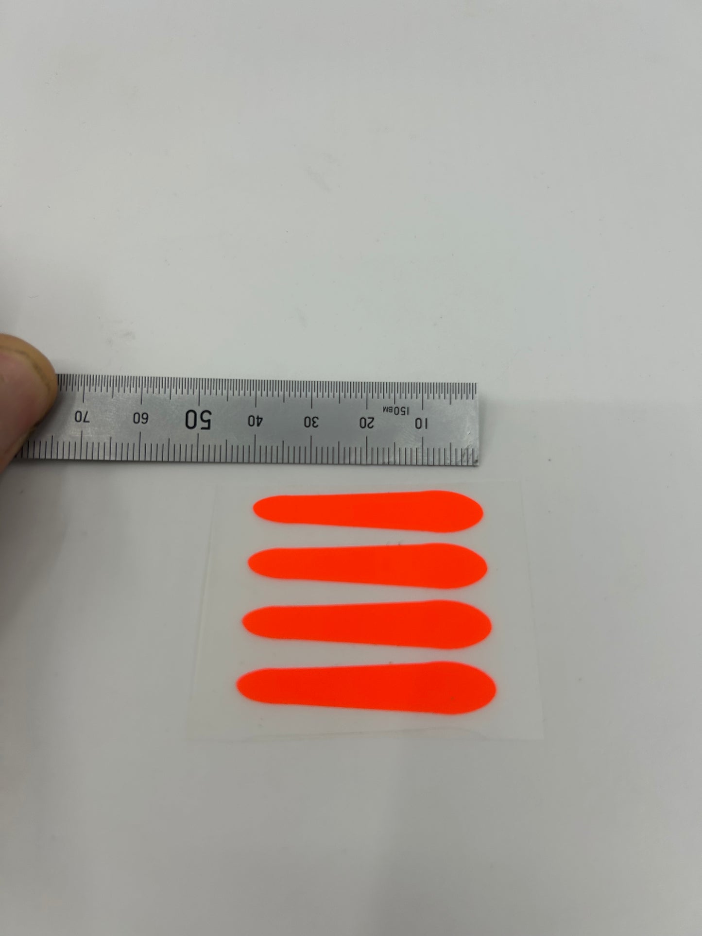 Glide/Swim bait tracer stickers