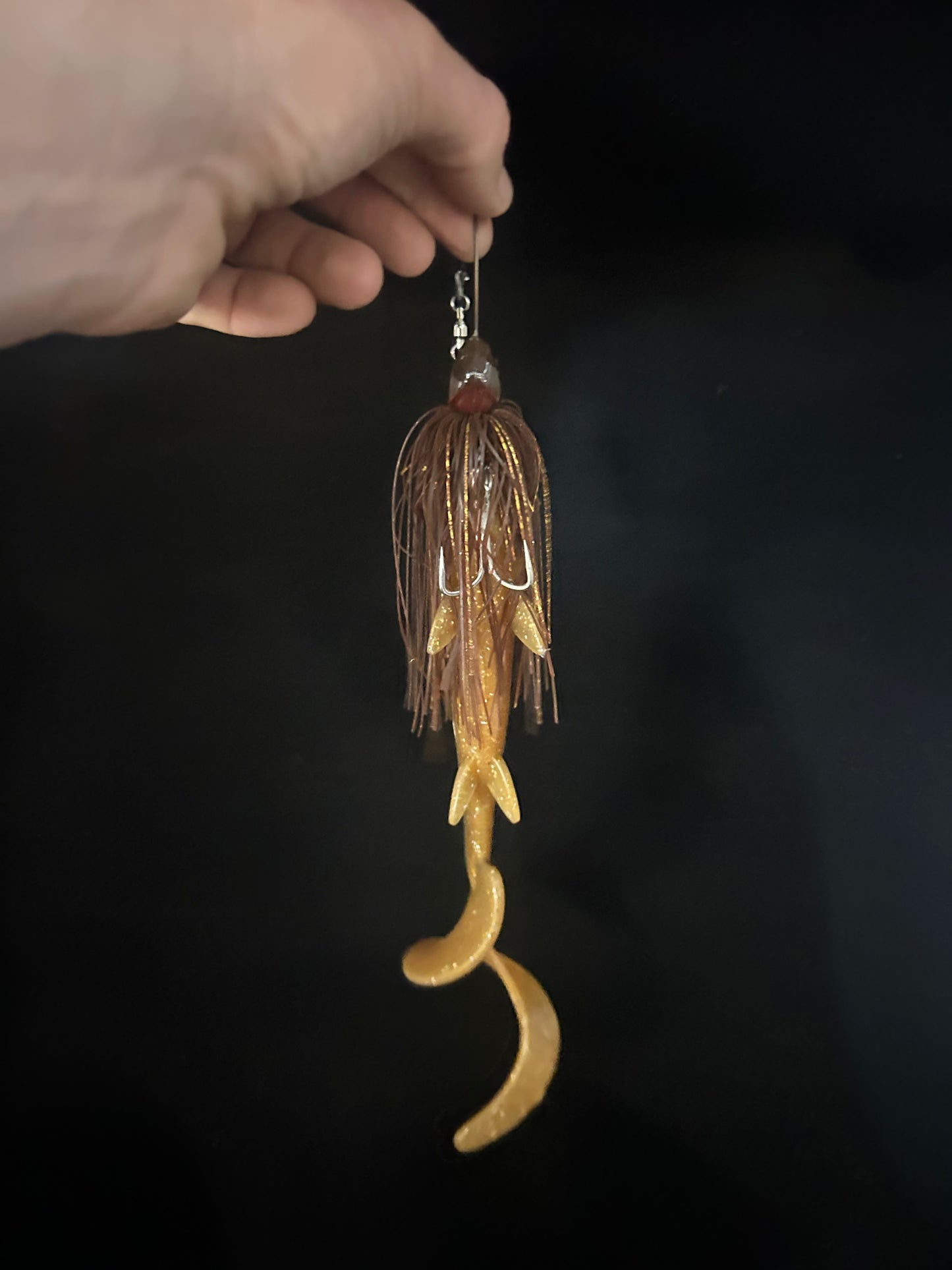 1 OZ Curly Grub Spinner Bait