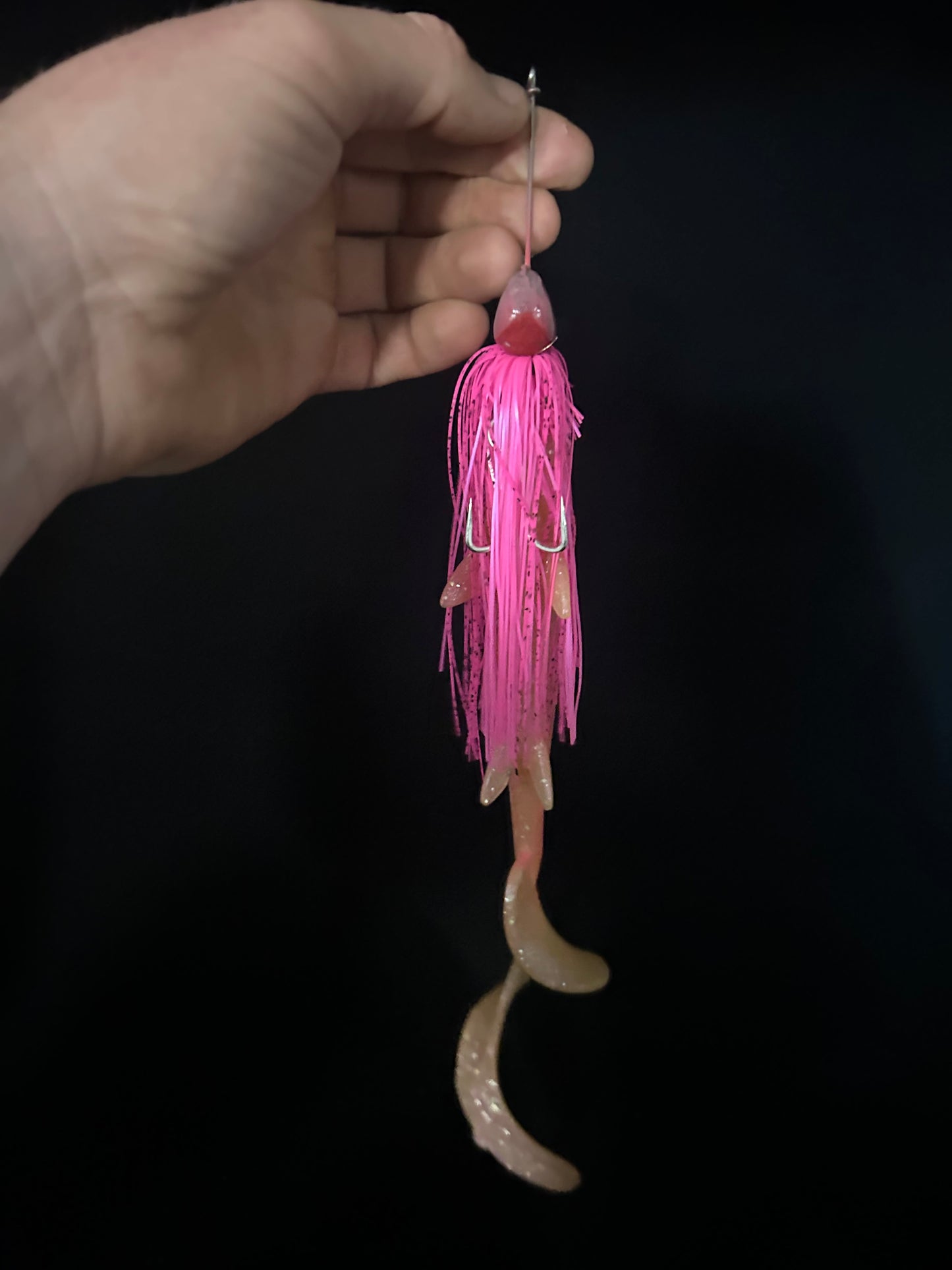 1 OZ Curly Grub Spinner Bait