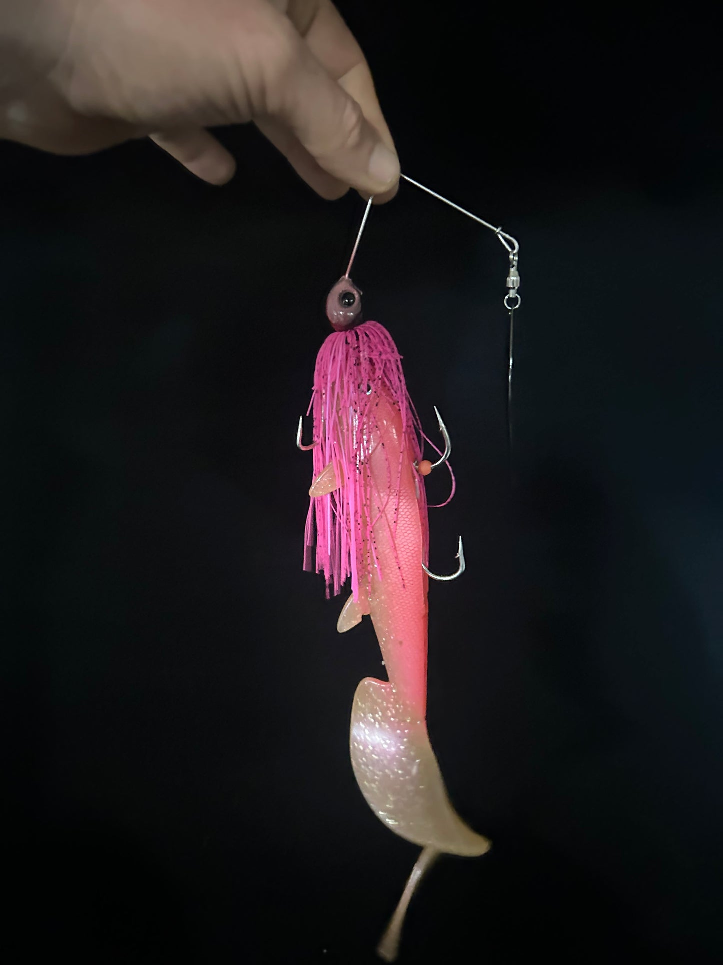 1 OZ Curly Grub Spinner Bait