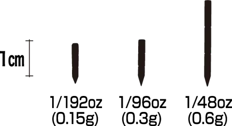 RYUGI Tungsten Nail Weights